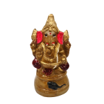 Generic Clay Ganesh Idol Mitti Ke Ganesha Murti Eco-friendly Handcrafted Statue For Chaturthi Pooja Home Mandir Prayers & Auspic