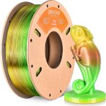 Eryone Flexible Tpu Filament For 3D Printers 0.5KG Spool 1.75MM Diameter Aurora Rainbow