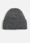Rib-knit Hat - Dark Grey
