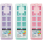 Cube Shape Ice Cube Tray With Lid Colour May Vary