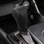 Leather Car Gear Shift Knob Cover Durable Anti-slip Car Gear Shift Cover Upgraded Cars Decorative Accessories Soft Breathable Shifter Stick Protector