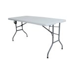 Foldable Plastic Table 1 8M - Black