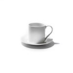 - White Espresso Cup & Saucer