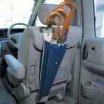 Waterproof Umbrella Holder For Car Seat Back Polyamide Auto Umbrella Organizer Universal Fit Car Seat Back Organizers With Oval