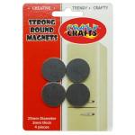 Strong Round Magnets 25MM Diameter 4PCS