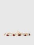 Saige Stone Chain Belt - 0 Vintage Merlot