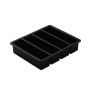 4-COMPARTMENT Large Square Silicone Ice Cube Tray Mold