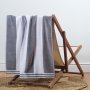 Miami Cabana Beach Towel - Light Grey