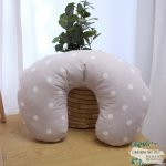 Feeding Pillow Cover Light Pink Dotty