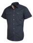 Men's Solid Shirt With Chest Pockets Casual Lapel Button Up Short Sleeve Shirt For Summer Outdoor Activities