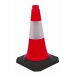 Traffic Cone With Reflective – 500MM
