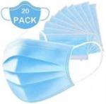 Casey 3 Ply Disposable Face Mask With Earloop 20 Per Pack