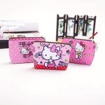 1PC Sanrio Hello Kitty Cartoon Coin Purse - MINI Clutch With Kiss-lock Closure Fashionable Storage Wallet For Everyday Cuteness