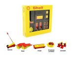 Greenlight 1:18 Gmp Auto Shop Tool Set 2 Shell Oil Diorama