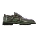 Double Monk Strap Brogues -green