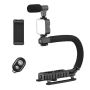 Complete Vlogging Kit With LED Light MIC Phone Holder And Remote Shutter