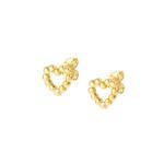 Lovecloud Heart Post Earrings