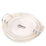 3 Piece Exquisite Round Multi-purpose Tray With Handles