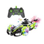 Rc Spray Stunt Car Black & Green
