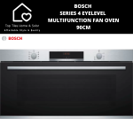 Bosch Series 4 - Eyelevel Multifunction Fan Oven - 90CM