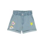Younger Girl Sequin Denim Shorts