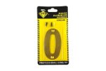 Numbers Aluminuim Gold 7CM 0-9