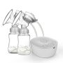 Electric Breast Pump Dual Suction Nursing Breastfeeding Pump Anti-overflow 3 Modes And 9 Suction Levels Pumping And Massaging Ultra-quiet Milk Pump