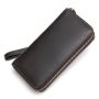 Premium Leather Carrying Handbag With Dedicated Mobile Phone Pocket