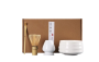 4-PIECE Set Includes A White Porcelain Matcha Bowl And A Matcha Stirrer