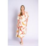 Print Leaf Dress