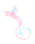 Kids Pastel Rainbow Fabric Bow & Unicorn Pastel Faux Hair Clip