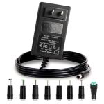 15V 2A Dc Power Supply 30 Watt Power Adapter Ac Dc 15V Power Cord 15 Volts 2 Amps Regulated Switching Power With 8 Interchangeab