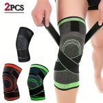 2-PACK Knee Support Braces With Adjustable Straps - Optima Arthritis Relief Enhanced Comfort For Running Cycling Andexercise For