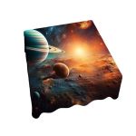 Space Seven Square Tablecloth