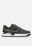 Pierre Cardin Rico Casual Lace Up Olive Tan A1