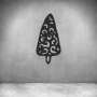 Christmas Tree Wall Art D27 - 600MM / Silver