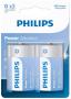 Philips Power Alkaline Battery D 2 X Pack