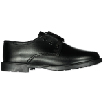 Kitro Black Lace Up School Shoes