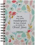 Inspirational Wirebound Notebook Journal Bible Verse For We Are God& 39 S Masterpiece Ephesians 2:10 192 Lined Pages W scripture