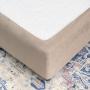 Faux Suede Bed Base Wrap Rock - King XL