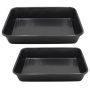 Home Kitchen Roasting Pan Set Of 2 - 42XM & 31CM