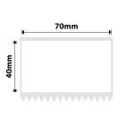 NB548 - - K3 Only - 70X40MM - 690 White Labels
