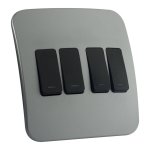 Four Lever Light Switch - Silver - Buy Online At 7 Triple 7
