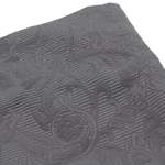 Matelasse Lined Taped Curtain Silver - Longer Length 270CM W X 255CM L