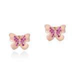 Flight Studs - 18KT Rose Gold Vermeil