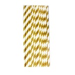 Goldair Gold Paper Straw Pack Of 25