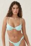 Cotton On Balconette Bra Bikini Top - Honeydew Melon Wide Rib