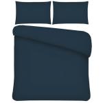 Plain Navy Double Duvet Cover