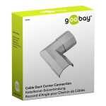 33MM Cable Duct Corner Connection For Extending Cable Ducts SILVER90780