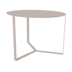 Medium Paul Coffee Table - Pebble Ferro